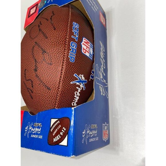 AUTHENTIC SIGNED TEDY BRUSCHI FOOTBALL - Picture 5 of 7